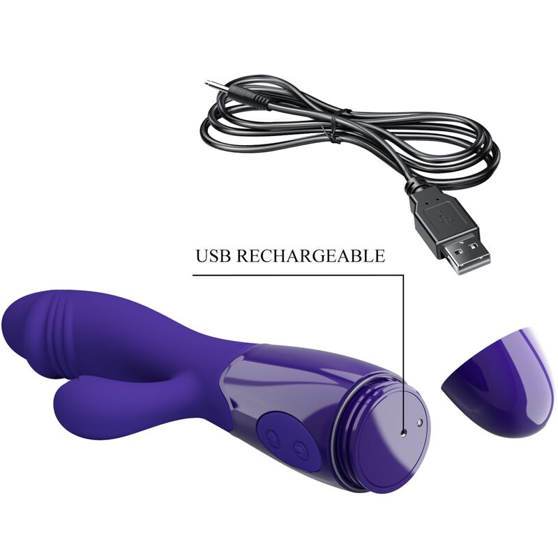 Snappy Youth Vibrator &amp; G-Spot Stimulator Purple