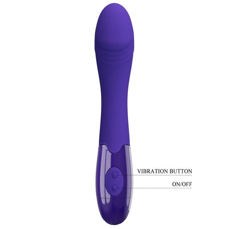 Elemental youth purple vibrator dildo