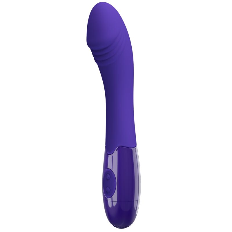 Elemental youth purple vibrator dildo
