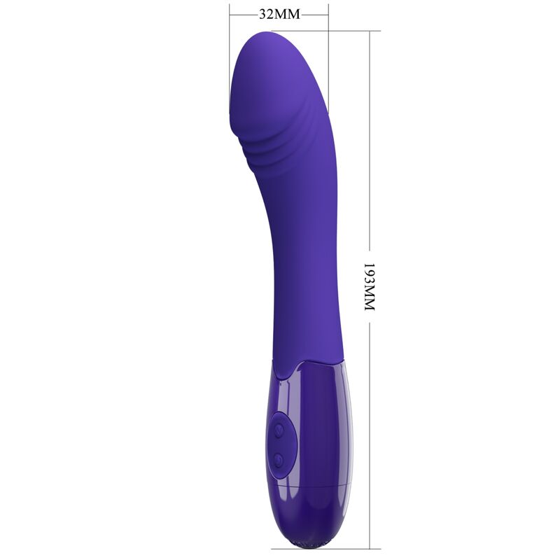 Elemental youth purple vibrator dildo