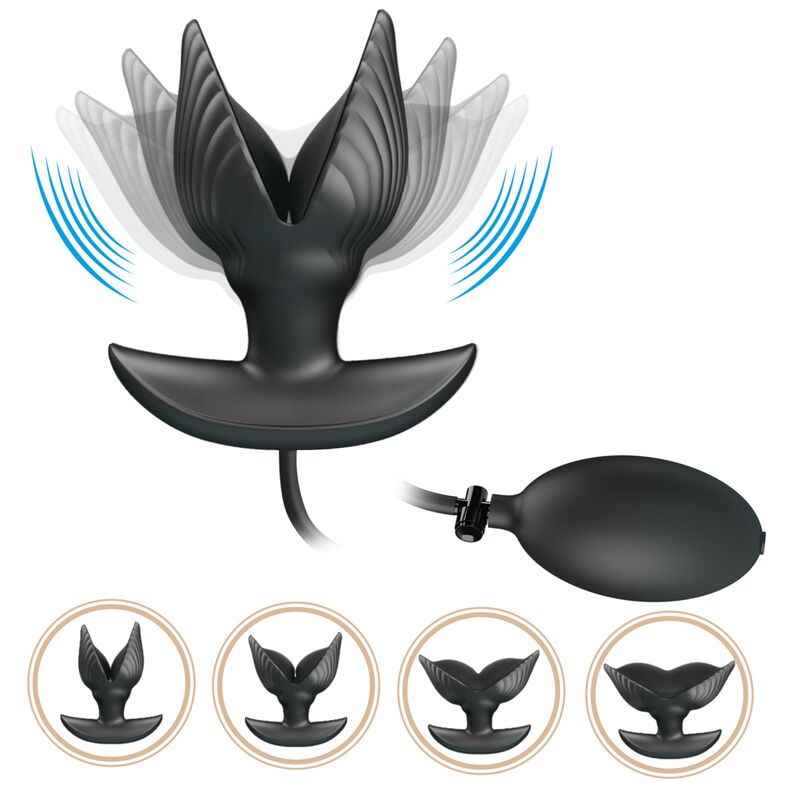 Inflatable &amp; rechargeable anal plug