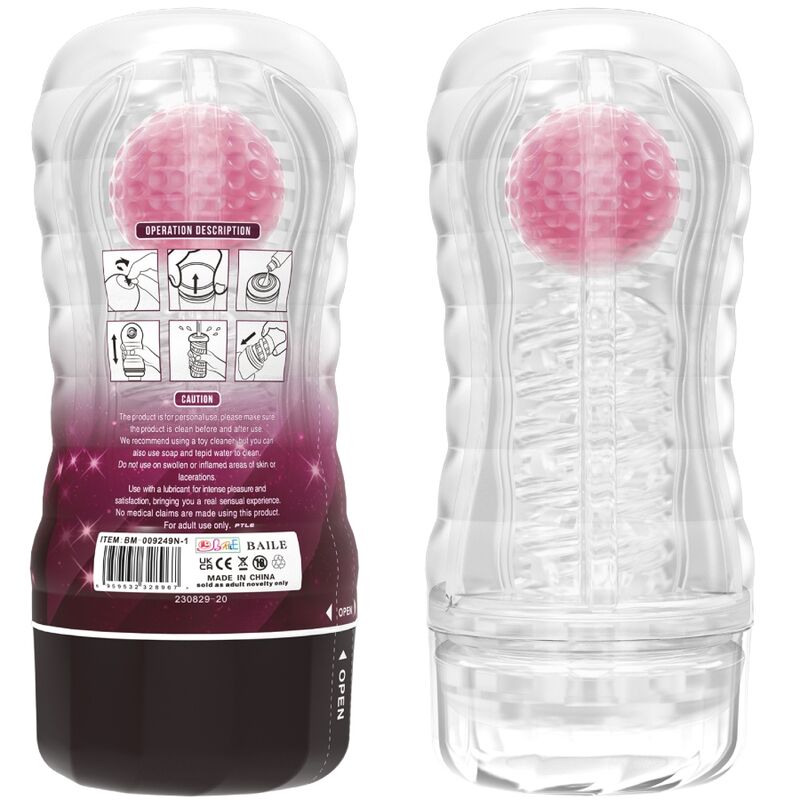 Pink masturbator cover