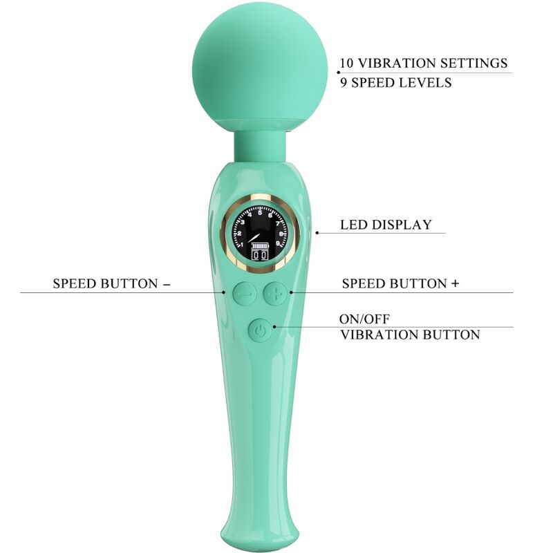 Skyler Green Wand Vibrator