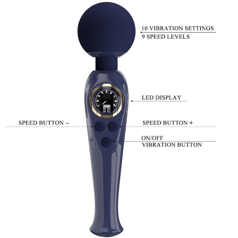 Skyler Blue Vibrating Wand