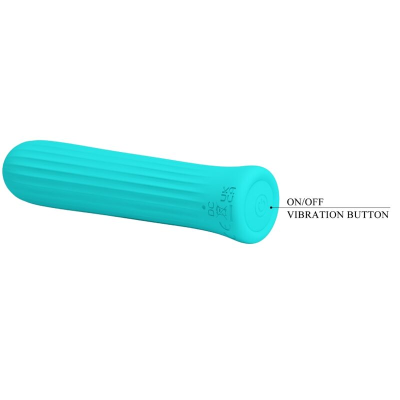 White vibrator stimulator blue