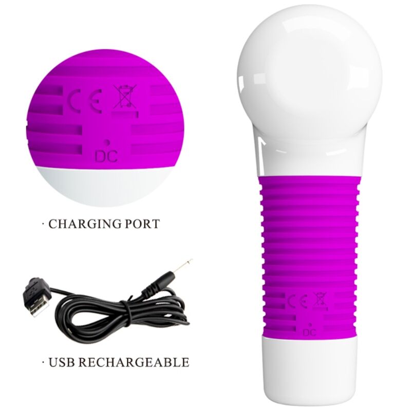 Magic gum rechargeable massager
