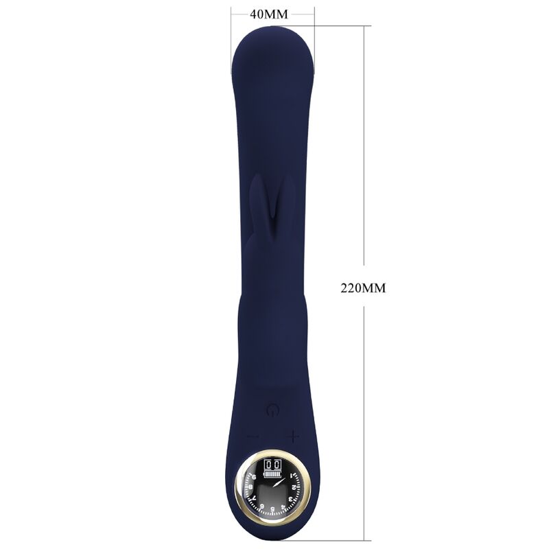 Lamar Rabbit and G-Spot Vibrator Blue