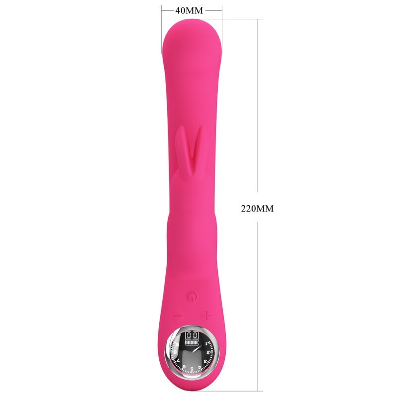 Vibromasseur Rabbit Lamar Point G Écran LCD 10 Vibrations - Pretty Love