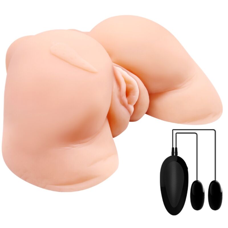 Realistic mesh vagina and anus with vibration