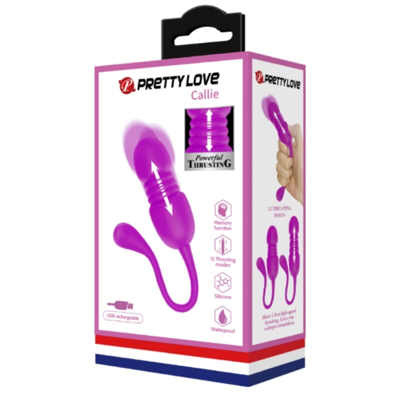 Callie Purple Rechargeable Vibrating Egg