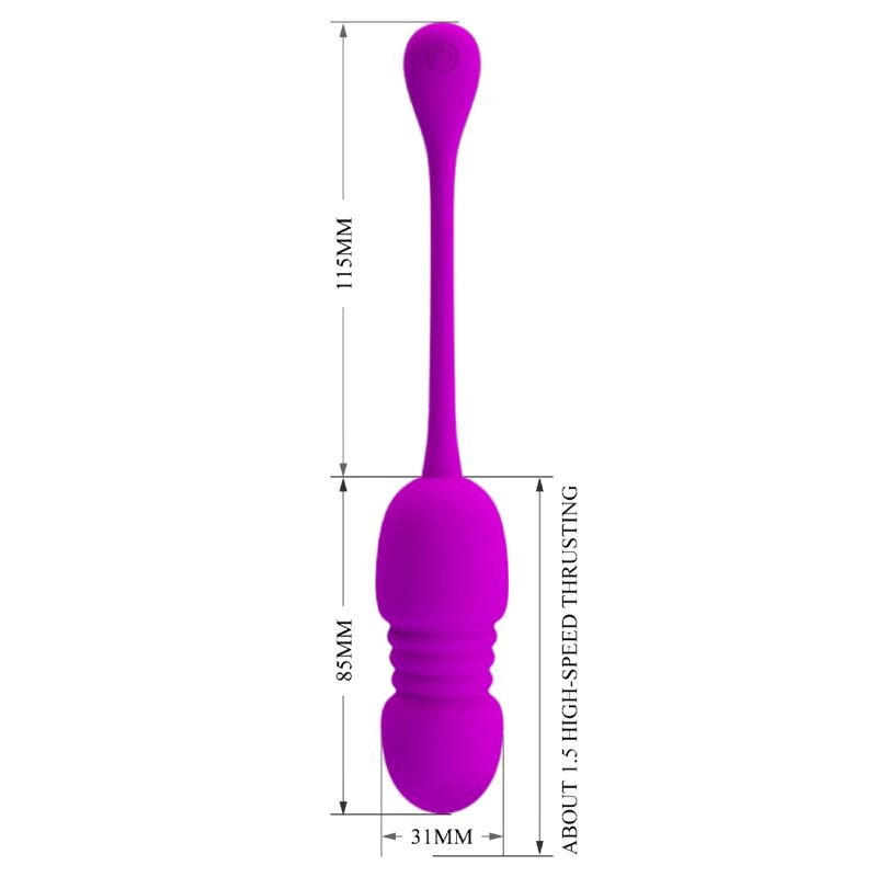 Callie Purple Rechargeable Vibrating Egg