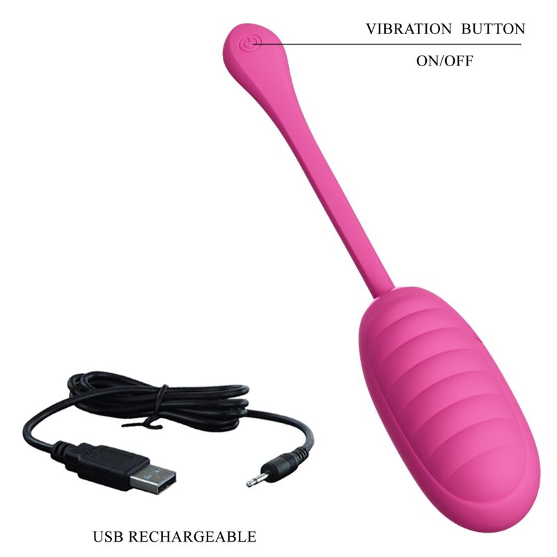 Catalina Pink Rechargeable Vibrating Egg