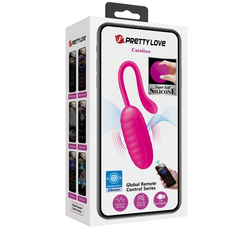 Catalina Pink Rechargeable Vibrating Egg