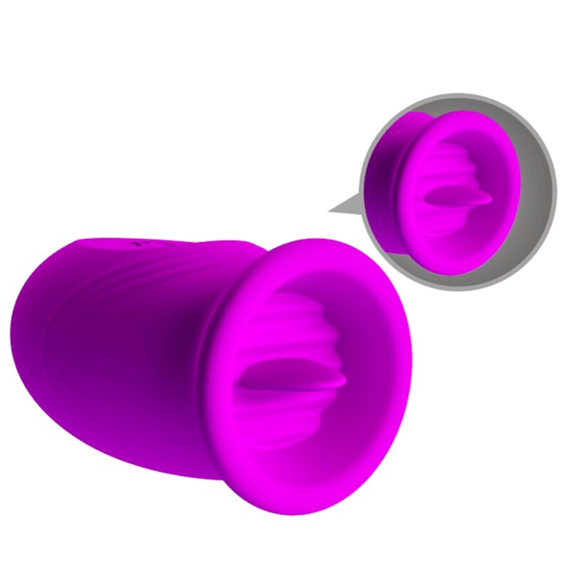 Purple daisy dual egg rechargeable vibrator