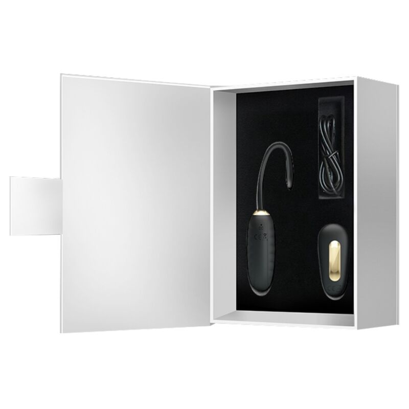 Doreen Luxury Rechargeable Vibrating Egg Black Remote Control