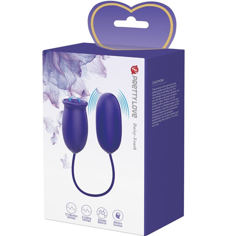 Daisy Youth Rechargeable Vibrator Stimulator Purple