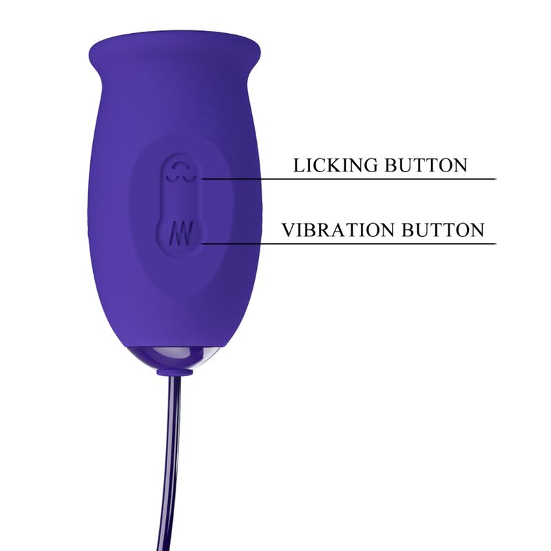 PRETTY LOVE - DAISY YOUTH PURPLE RECHARGEABLE VIBRATOR STIMULATOR