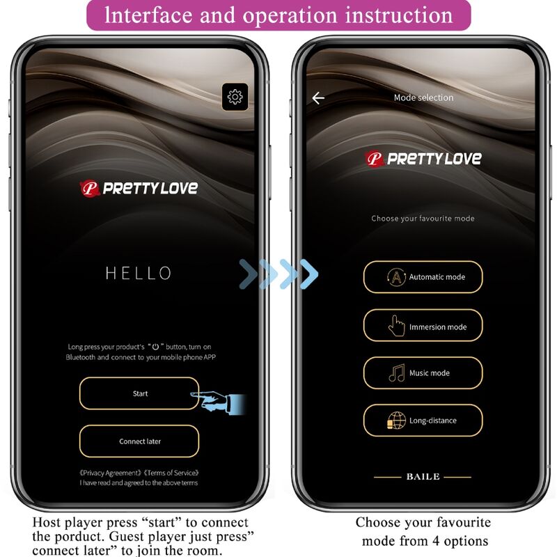 PRETTY LOVE - RECHARGEABLE VIBRATING EGG DOREEN MAGENTA REMOTE CONTROL