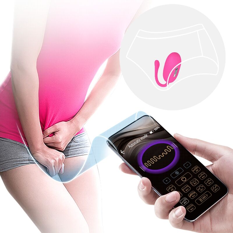 Doreen Magenta Rechargeable Vibrating Egg Remote Control