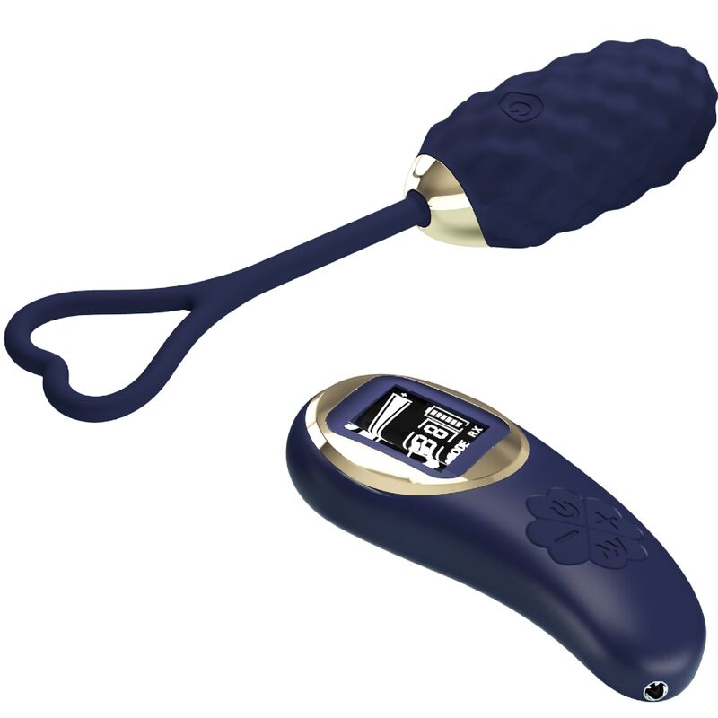Vivian Blue Vibrating Egg with Remote Control