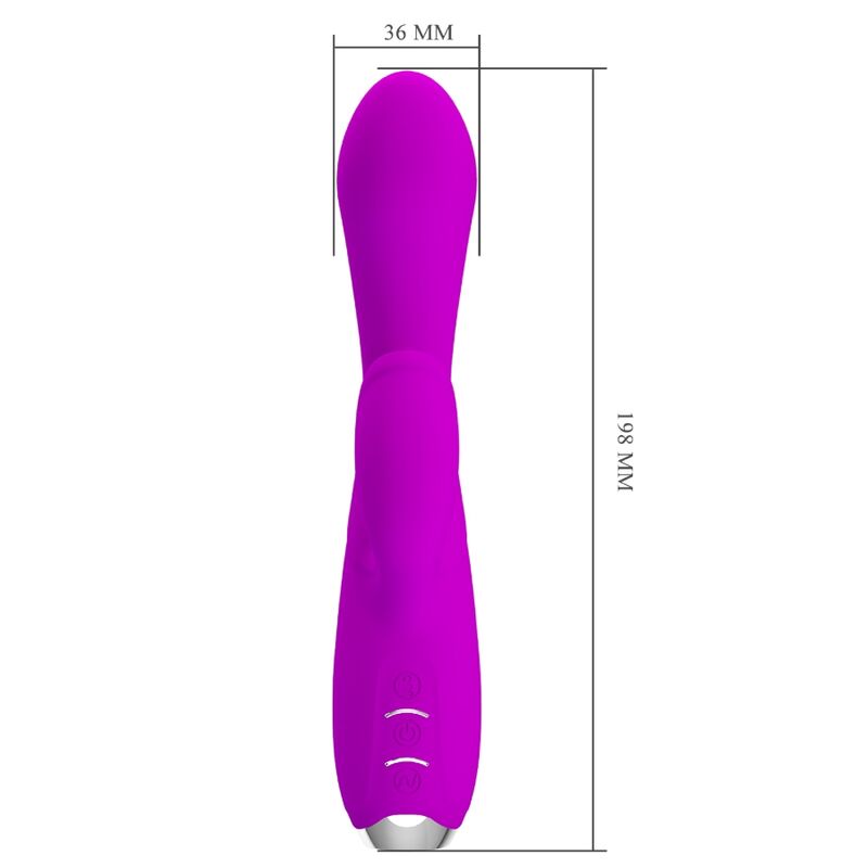 Gloria Waterproof Rechargeable Rabbit Vibrator Purple