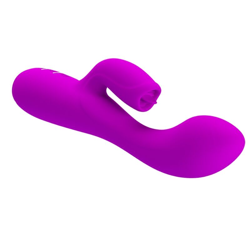 PRETTY LOVE - GLORIA RECHARGEABLE RABBIT VIBRATOR, WATERPROOF, PURPLE