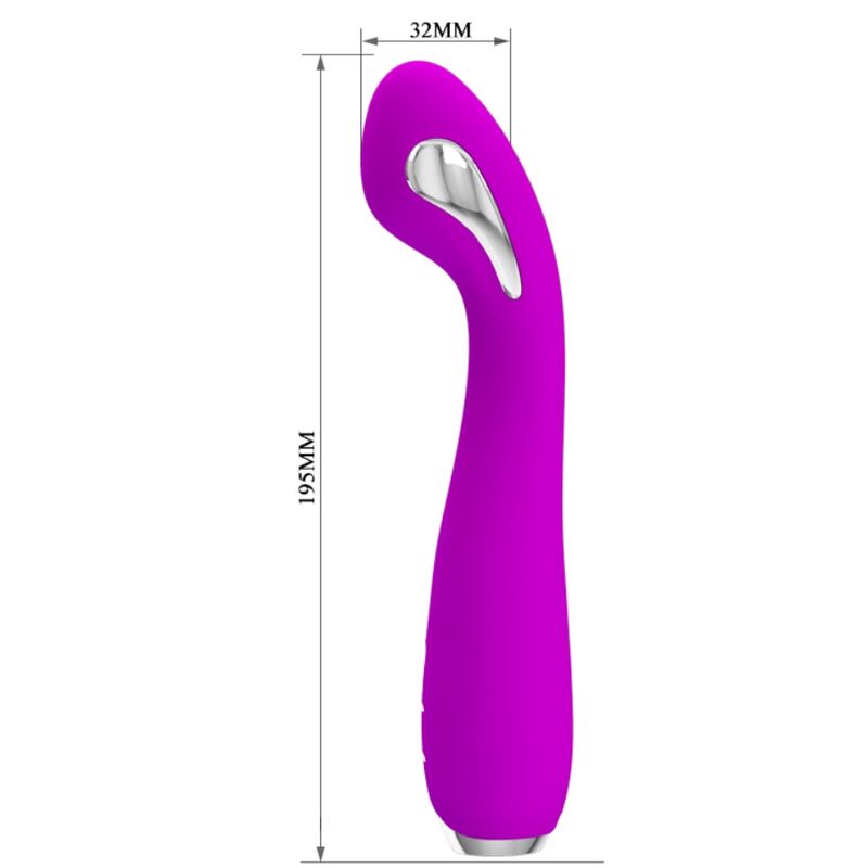 Hector Rechargeable Electroshock Vibrator - Waterproof Purple