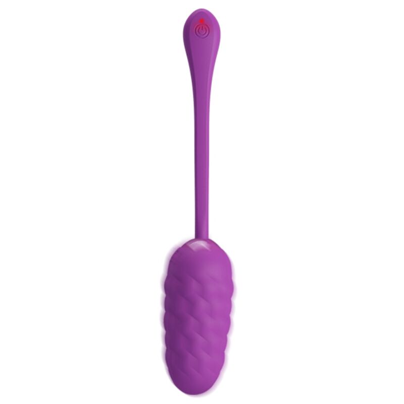 Rechargeable marine texture vibrating egg purple