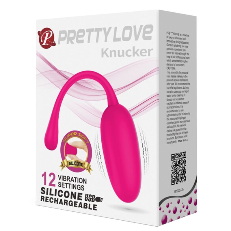 Pink Knucker Rechargeable Vibrating Egg