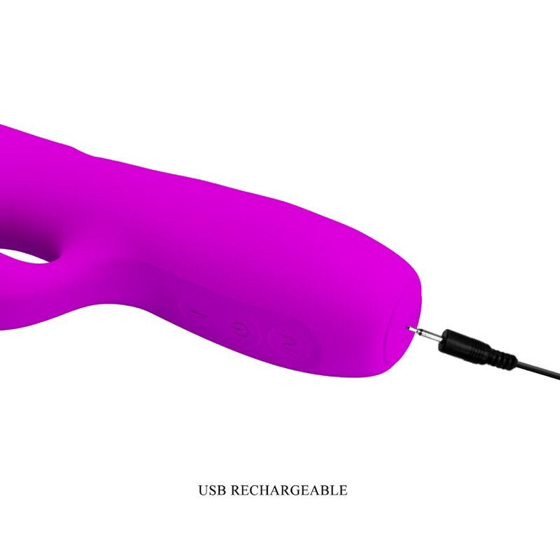 Melanie Purple Rechargeable Rabbit Vibrator