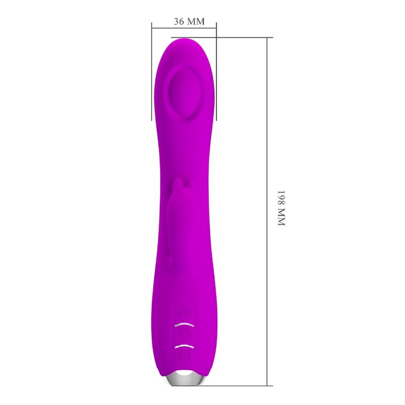 Regina Purple Rechargeable Sucker Vibrator