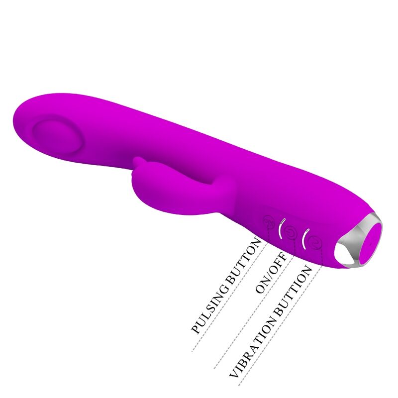 Regina Purple Rechargeable Sucker Vibrator