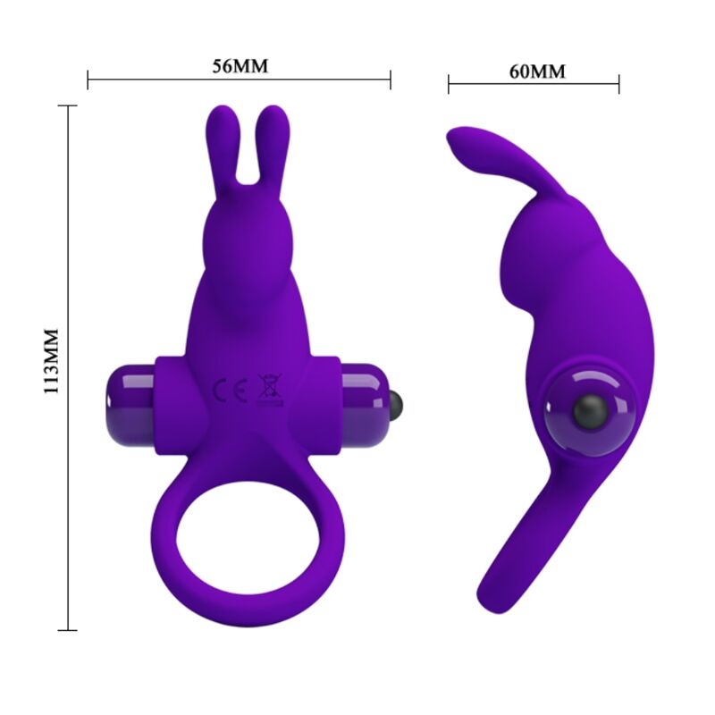 Purple i-Rabbit Penis Vibrator Ring