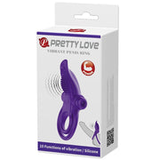 Purple Vibrating Penis Ring