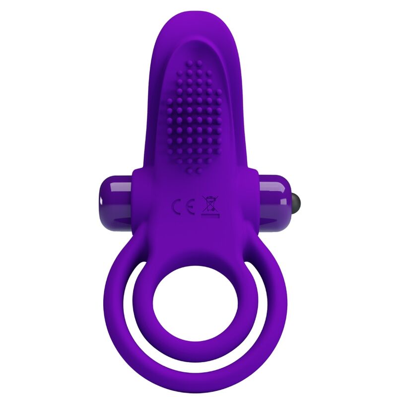 Purple Vibrating Penis Ring