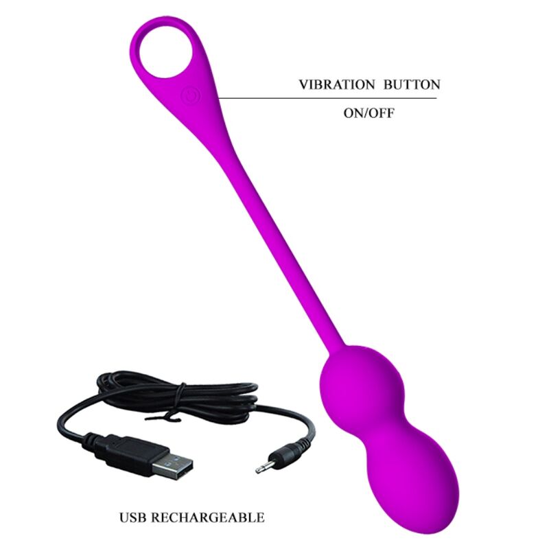 Elvira Purple Rechargeable Vibrating Bullets