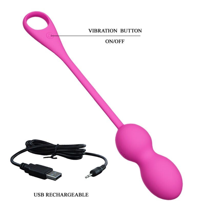 Elvira Pink Rechargeable Vibrating Bullets