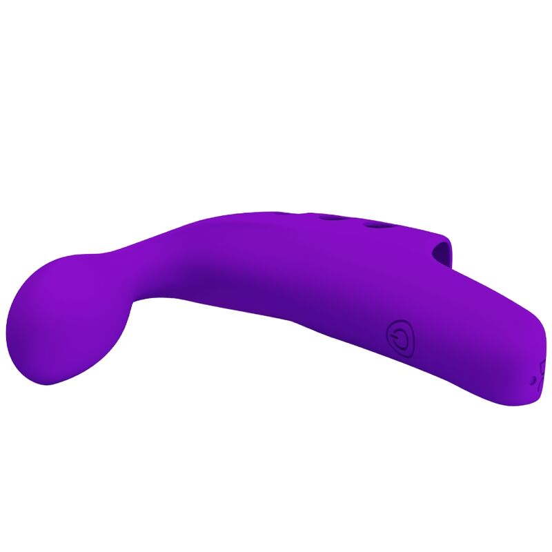 Gorgon Purple Rechargeable Finger Vibrator