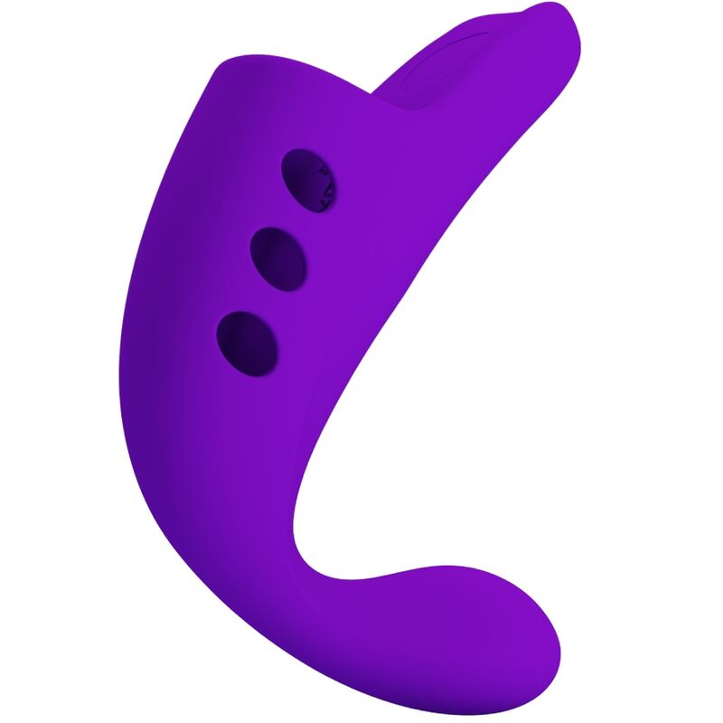 Gorgon Purple Rechargeable Finger Vibrator