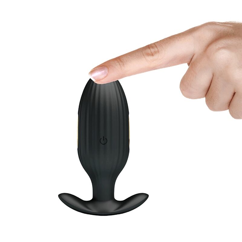 Kelly plug rechargeable anal vibrator black