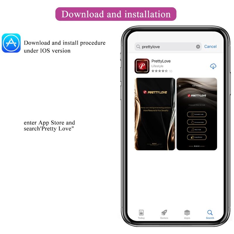 Vibrating egg nymph app controlled purple