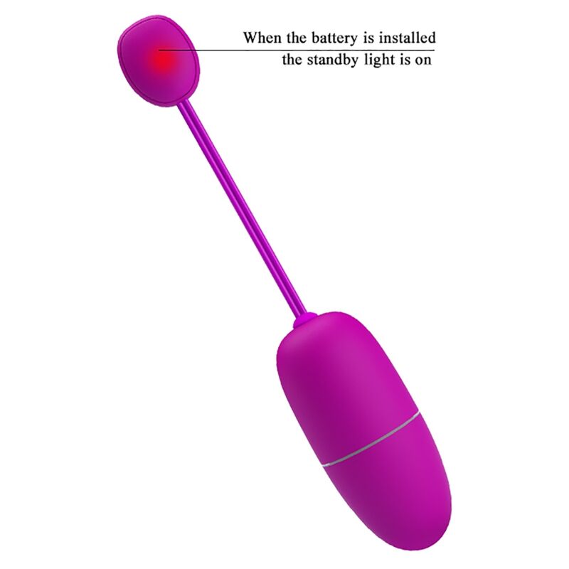 Vibrating egg nymph app controlled purple