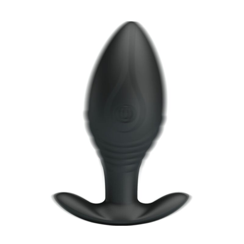 Regina anal plug rechargeable vibrator black