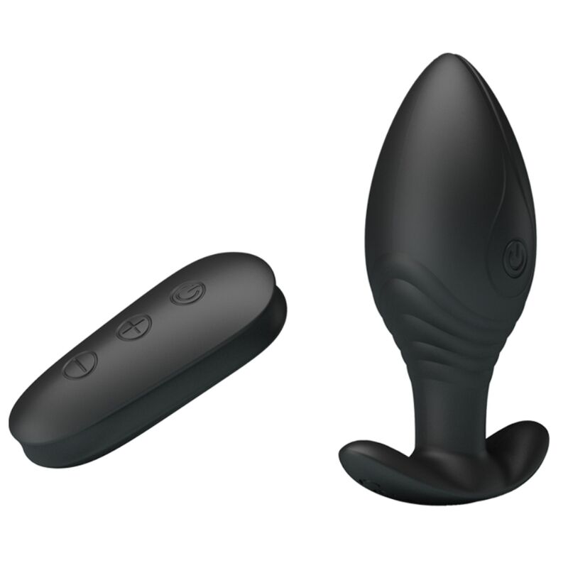 Regina anal plug rechargeable vibrator black