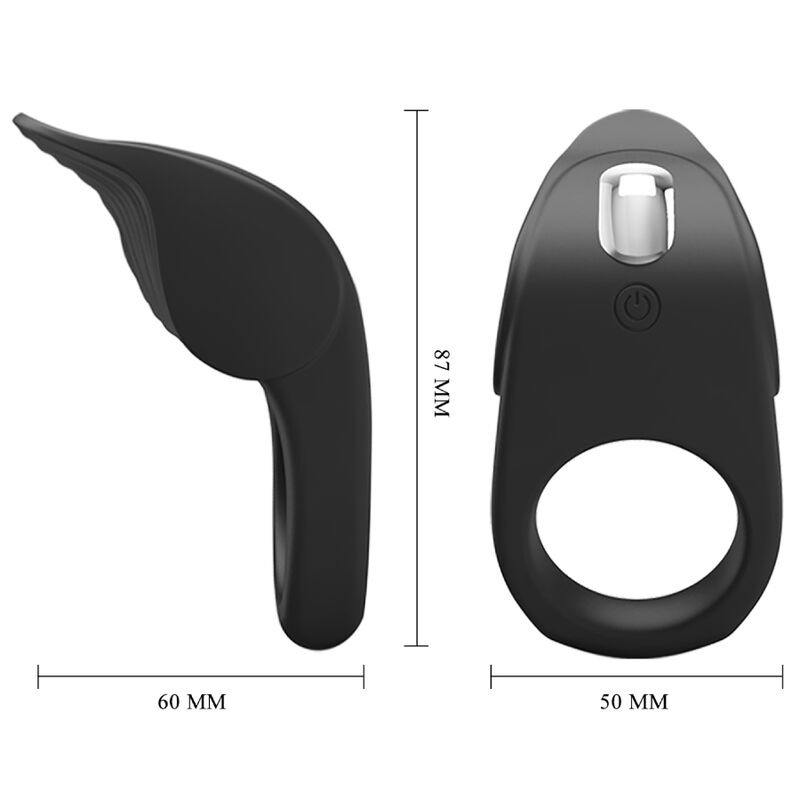 Susanna Black Vibrating Penis Ring