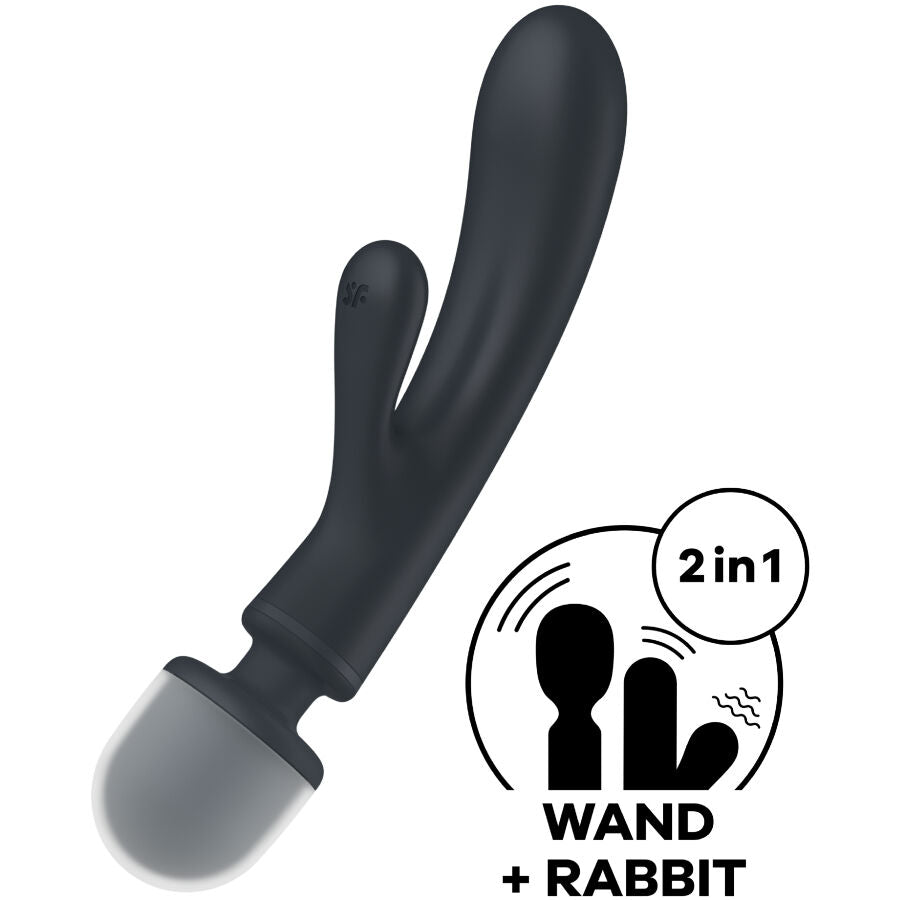 Triple lover masajeador vibrador rabbit pink