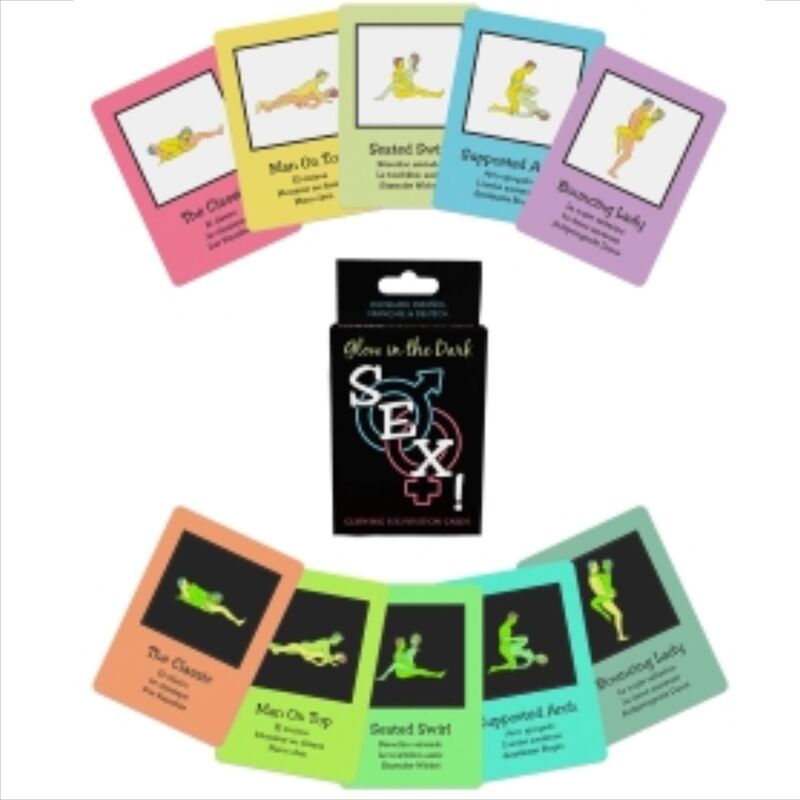 Sex card game for passersby in the dark