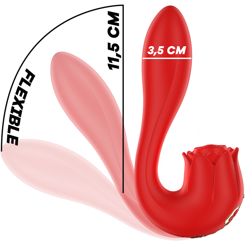 Selena Vibrating Stimulator + Tapping Red