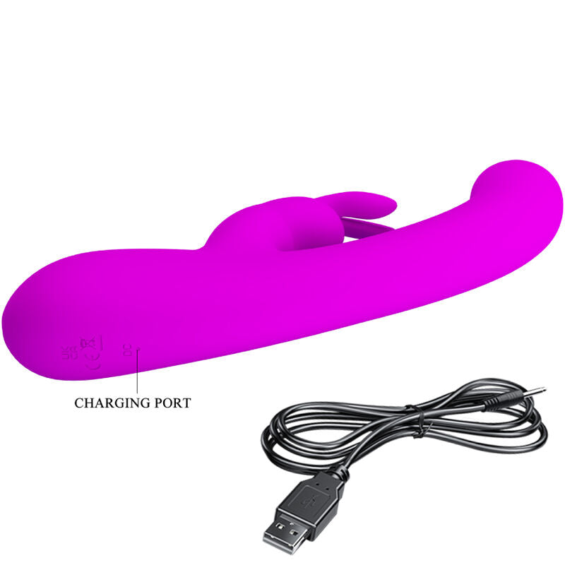 PRETTY LOVE - LAMAR RABBIT VIBRATOR AND PURPLE SPOT G