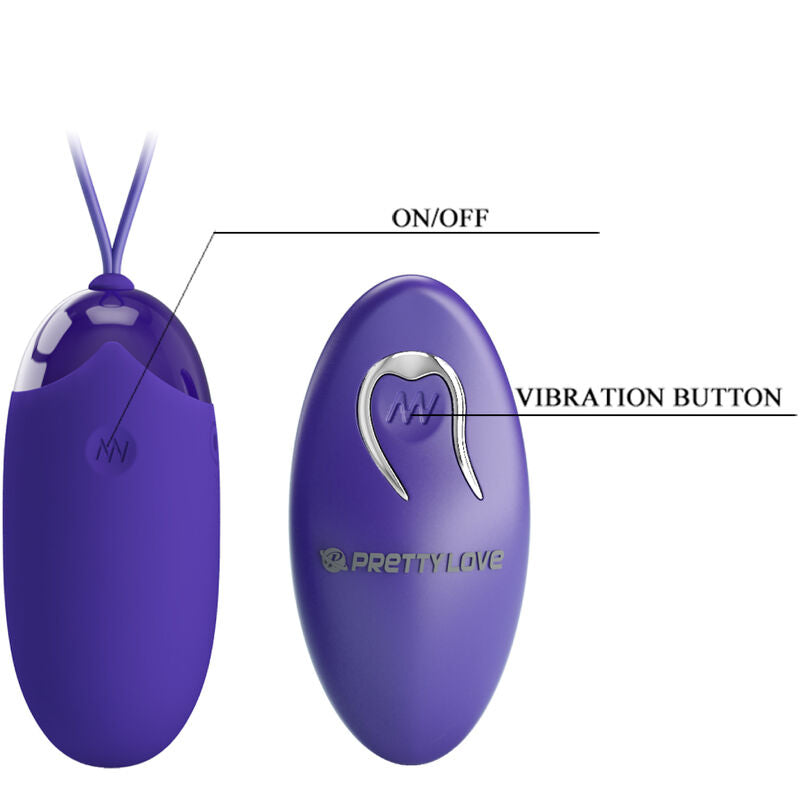 Berger Youth Remote Control Vibrating Egg Purple